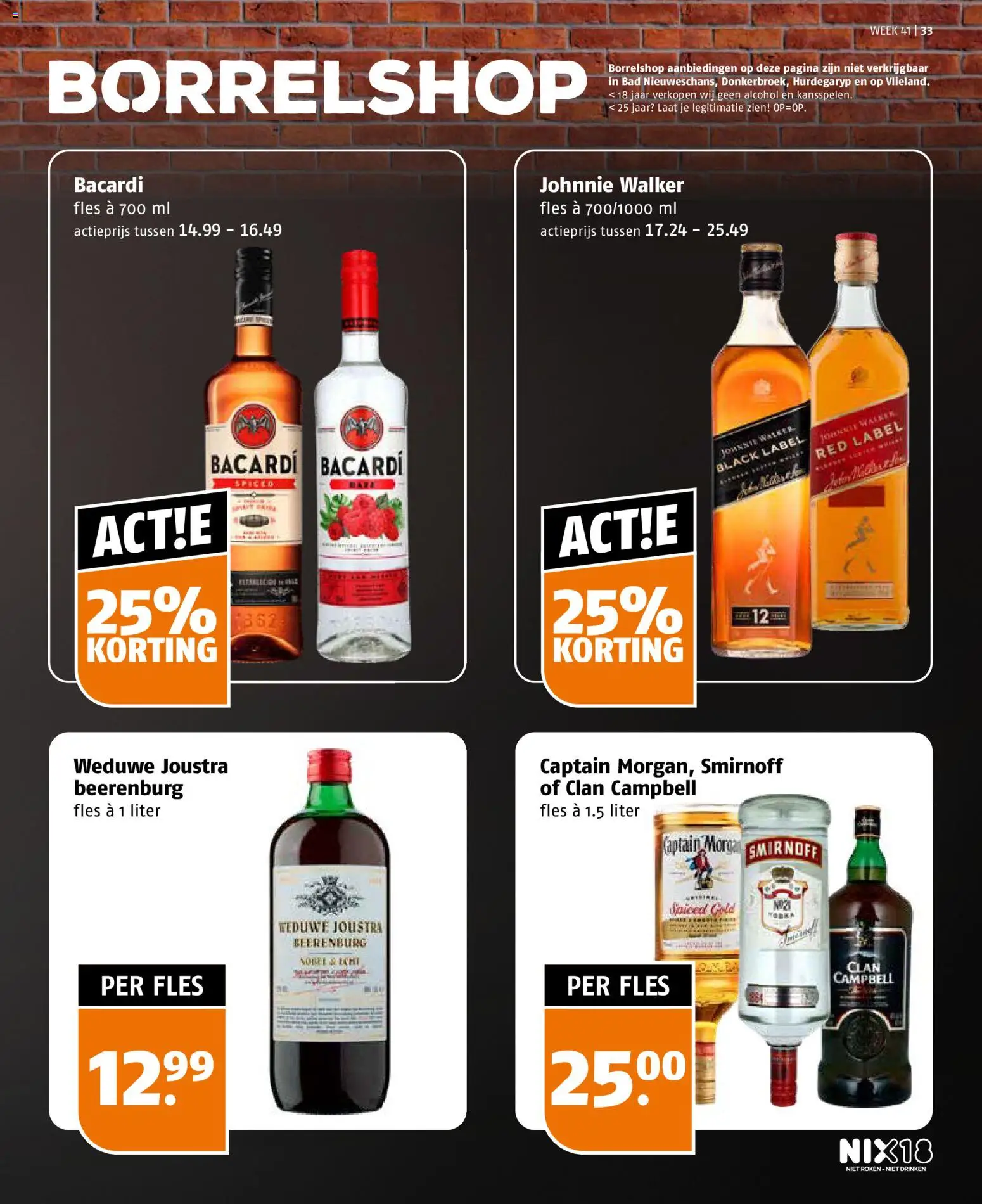 {H1} | Pagina: 33 | Producten: Fles, Bad, Bacardi, Alcohol