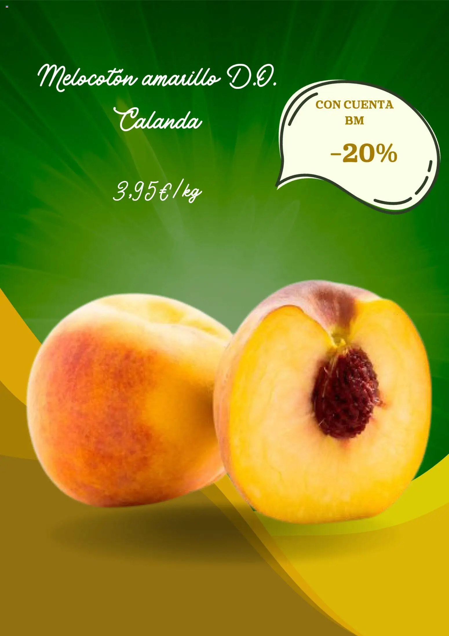 BM Supermercados folleto │ válido desde el 28/09/2026 | Página: 4 | Productos: Melocotón amarillo