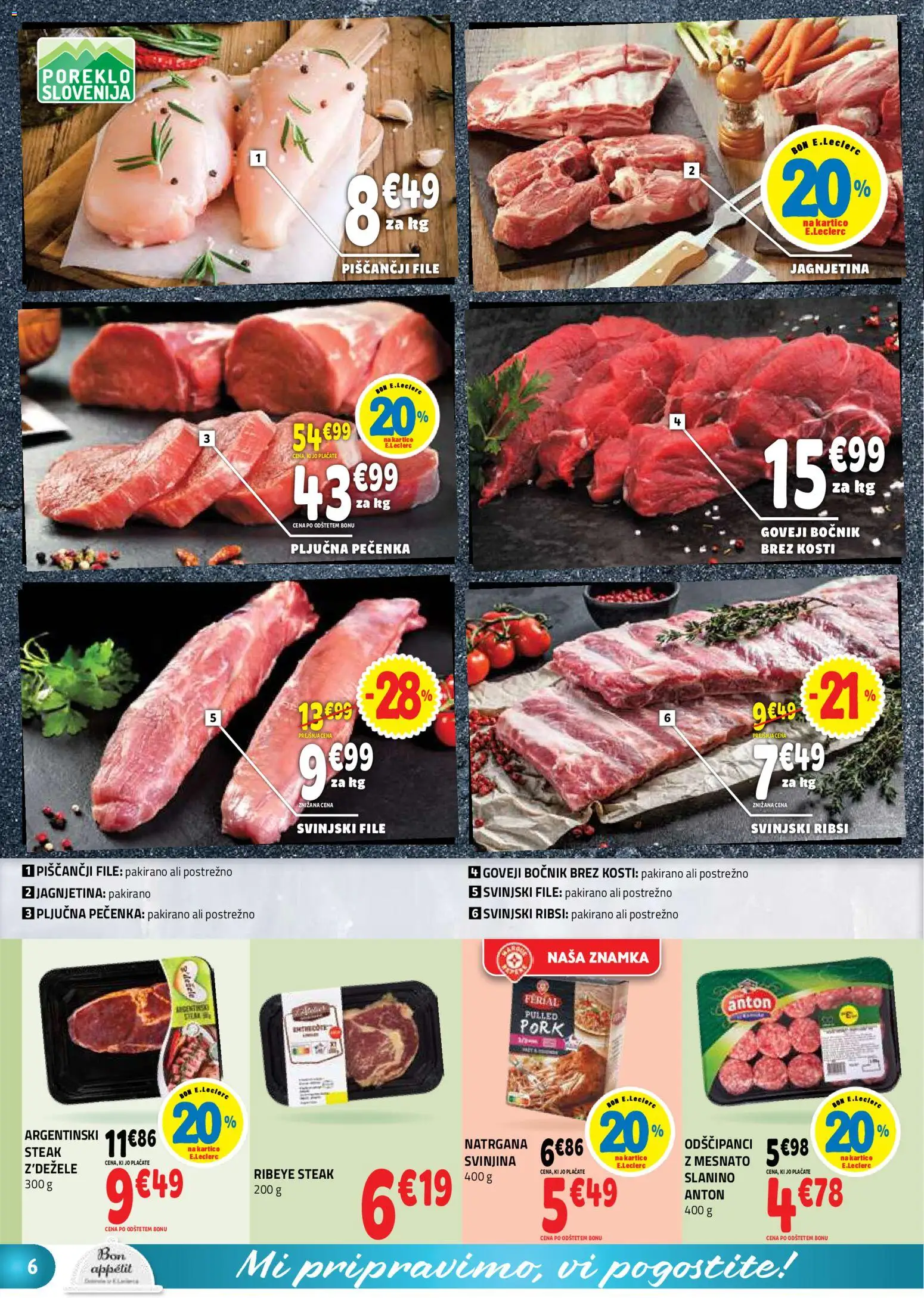 Novi E.leclerc katalog ponudbe – veljaven od 16.09.2026 | Stran: 6