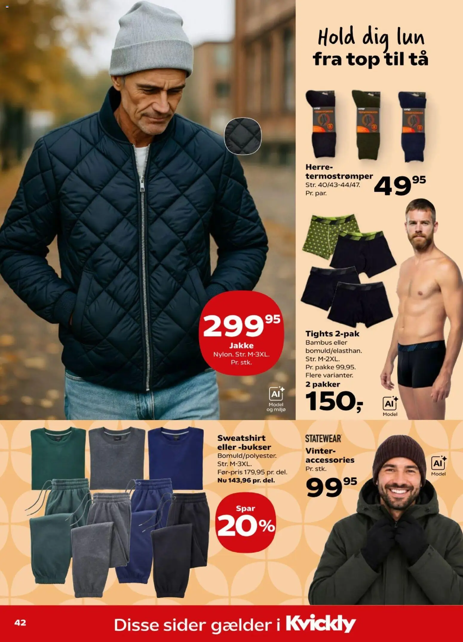 Kvickly tilbudsavis – gyldig fra 02/10/2026 | Side: 46 | Produkter: Jakke, Bukser, Tights