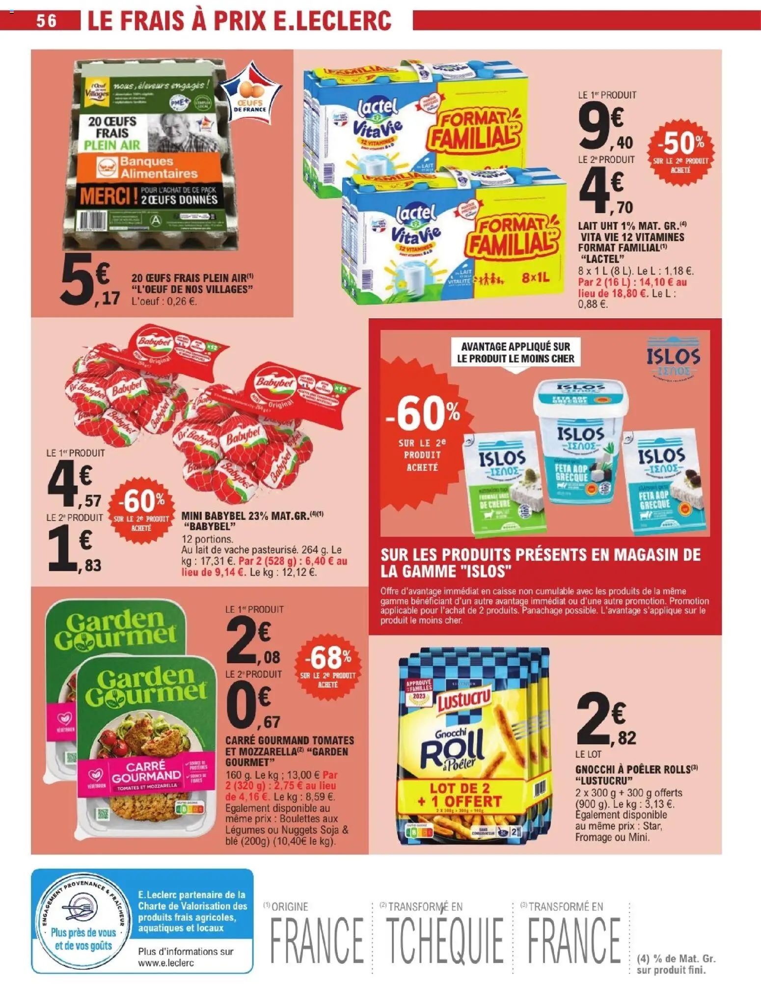 {H1} | Page: 56 | Produits: Feta, Mozzarella, Œufs, Tomates