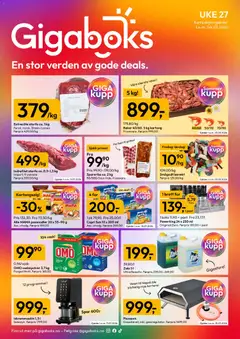Forhåndsvisning av Gigaboks kundeavis gyldig fra 28/06/2026