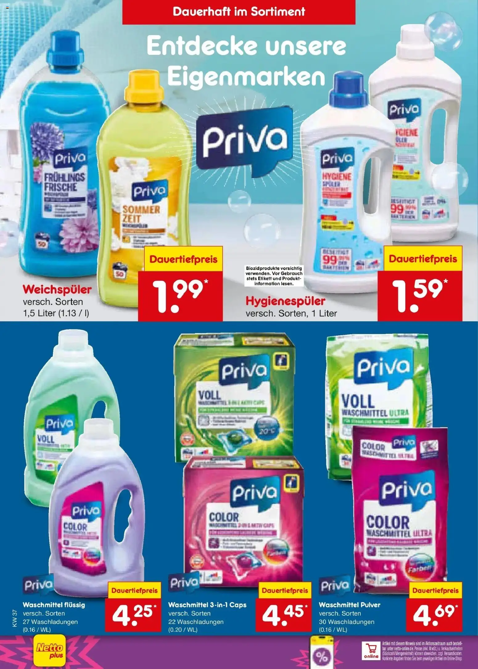 Netto Marken-Discount Prospekt Pirna – gültig ab 07.09.2026 | Seite: 40 | Produkte: Weichspüler, Waschmittel