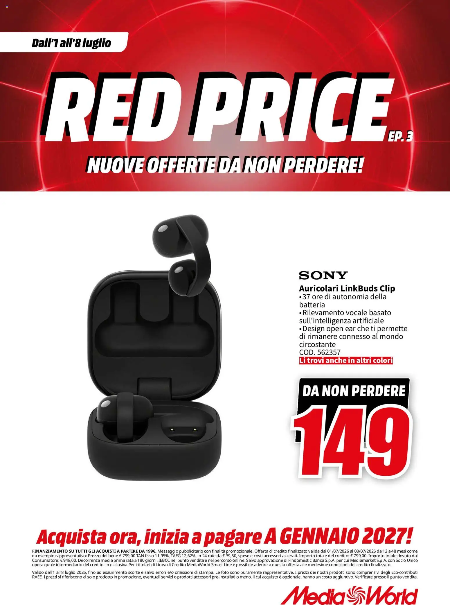 Volantino Media World del 01/07/2026 | Pagina: 32