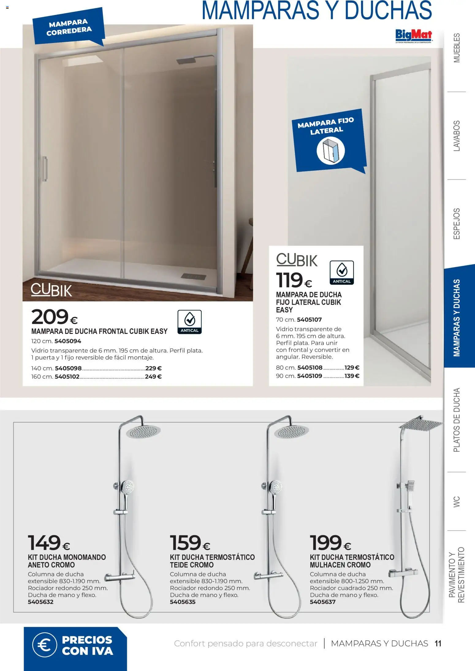 BigMat Baños y cerámica 2026 │ válido desde el 21.05.2026 | Página: 11 | Productos: Muebles, Ducha