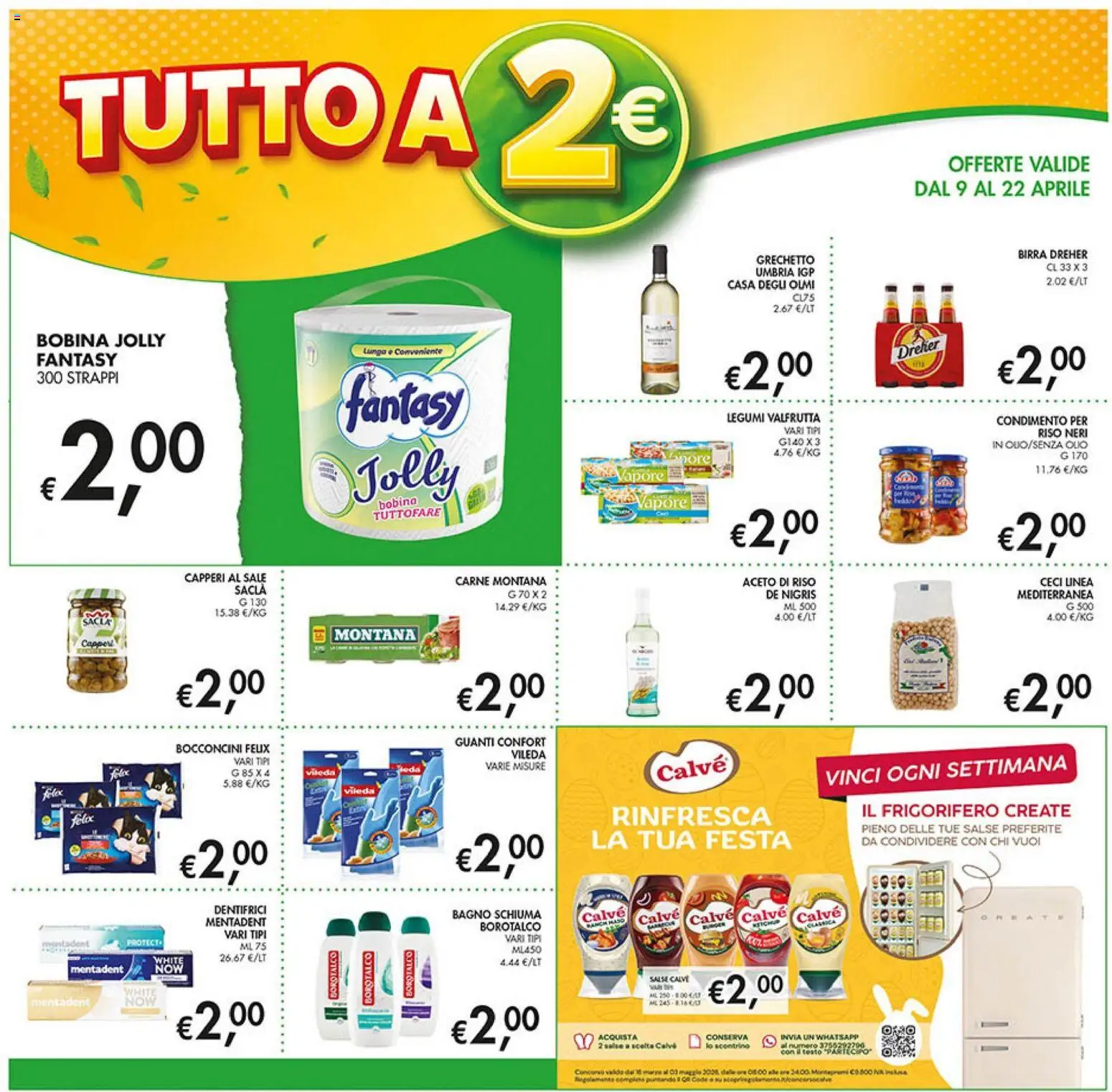 Volantino Coal del 09.04.2026 | Pagina: 7 | Prodotti: Birra, Olio, Aceto, Bagno
