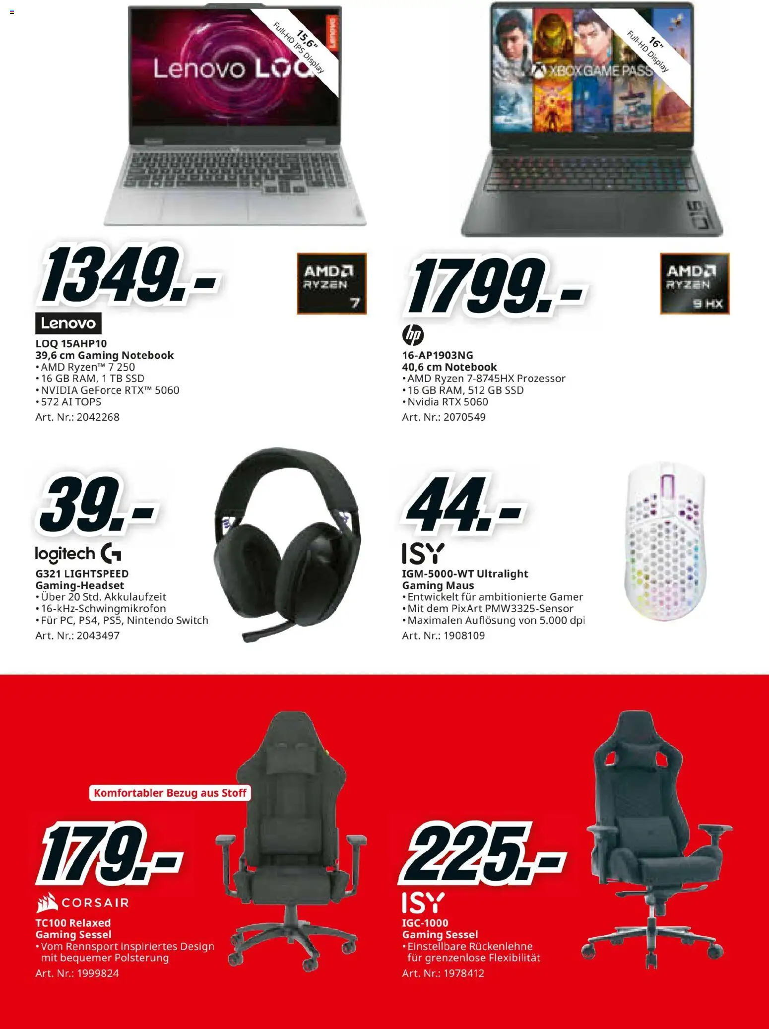 Media Markt Superstart gültig ab 25.08.2026 | Seite: 8 | Produkte: Maus, Xbox, Sessel