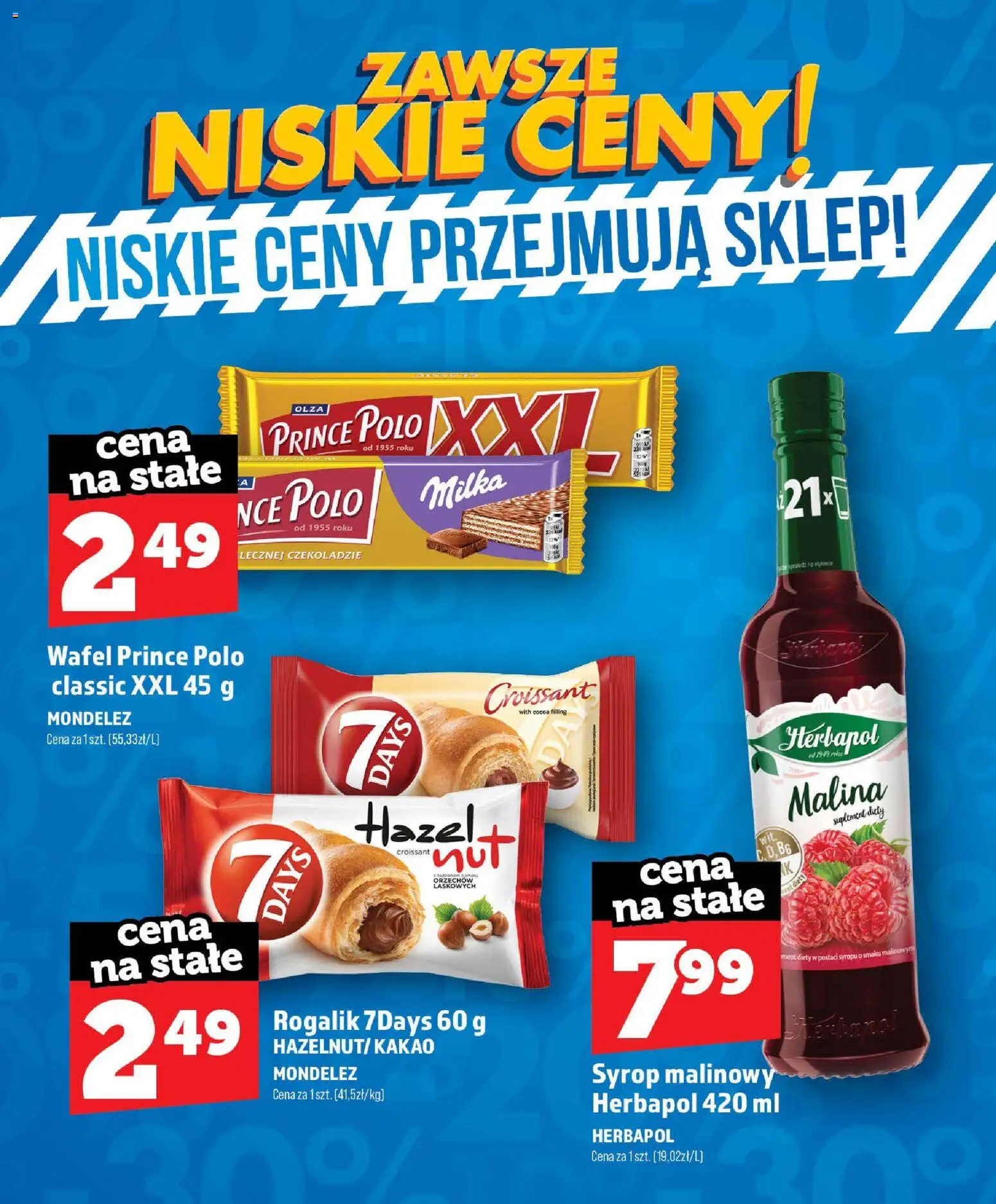 Topaz gazetka - Zawsze Niskie Ceny od 01.07.2026 | Strona: 51 | Produkty: Croissant, Malina, Syrop malinowy, Milka