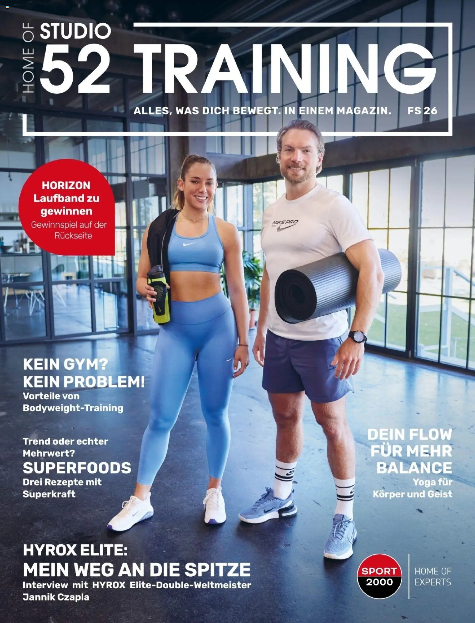 Sport2000 Prospekt Training – gültig ab 26.01.2026 | Seite: 1 | Produkte: Laufband