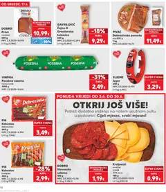 VINDIJA Posebna salama, Posebna salama razne vrste 1000 g - Pregled kataloga iz trgovine Kaufland, vrijedi od 17.06.2026 | Stranica: 18