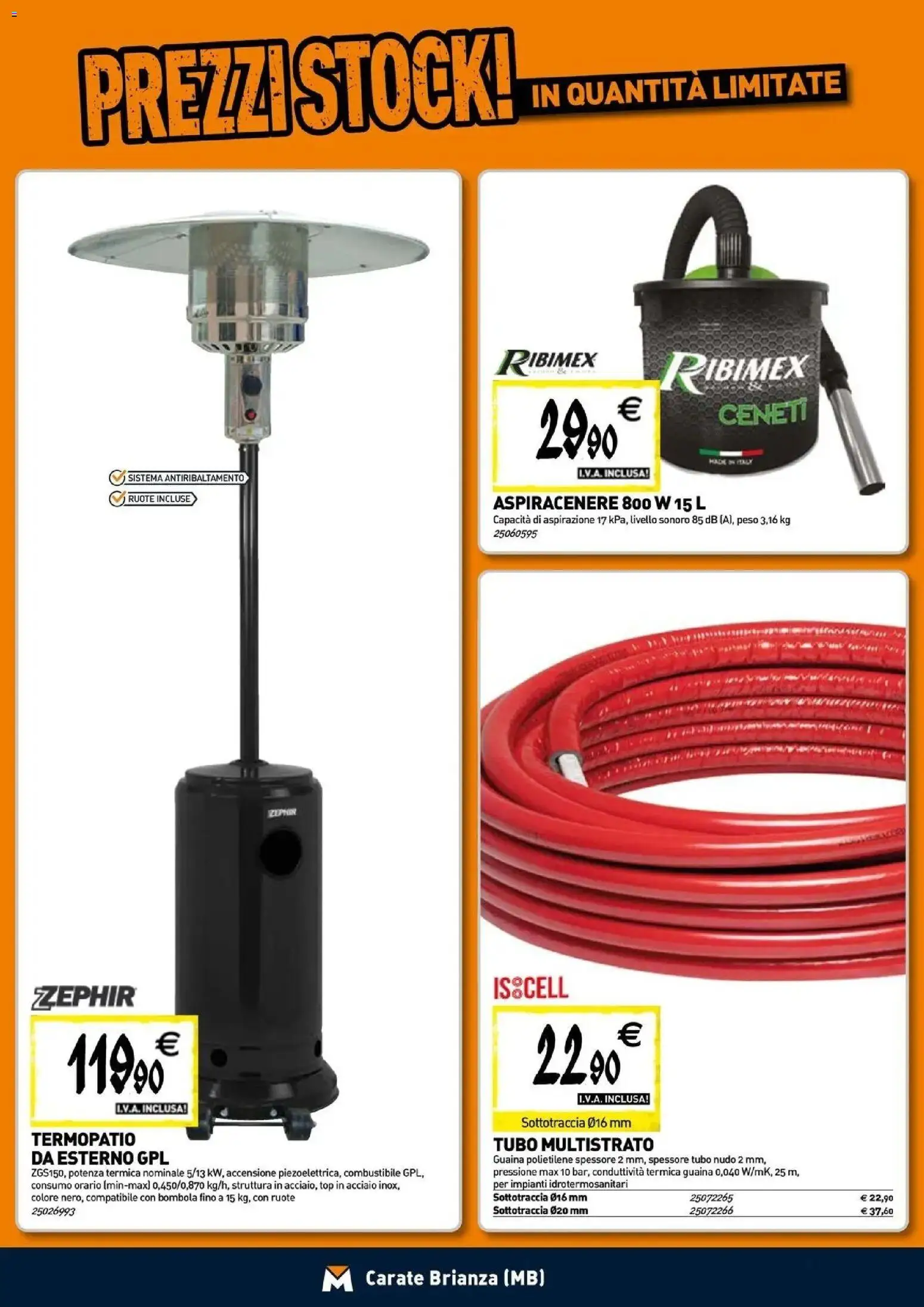 Nuovo TECNOMAT catalogo Carate Brianza dal 24/09/2026 > offerte anteprima 🛍️ | Pagina: 9 | Prodotti: Top, Tubo, Aspiracenere