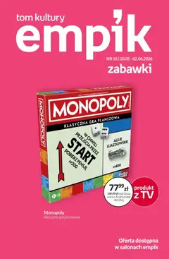 Pogląd oferty "Empik promocje - Tom kultury Zabawki" - ważna od 20.05.2026
