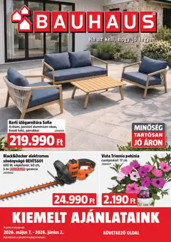 Bauhaus akciós újság - amely érvényes a következő dátumtól: 07.05.2026