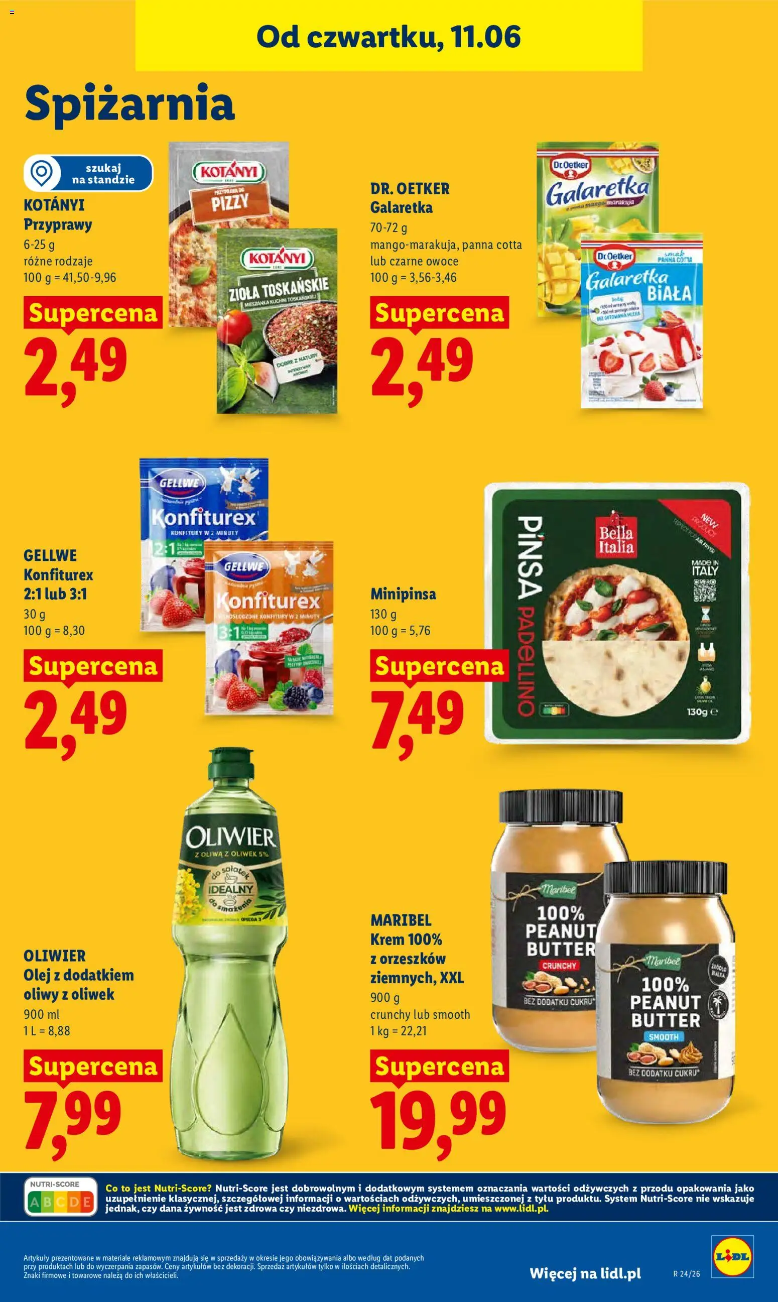 Lidl Polsko leták od 11.06.2026 | Strana: 85 | Produkty: Olej, Krém, Panna cotta, Pinsa