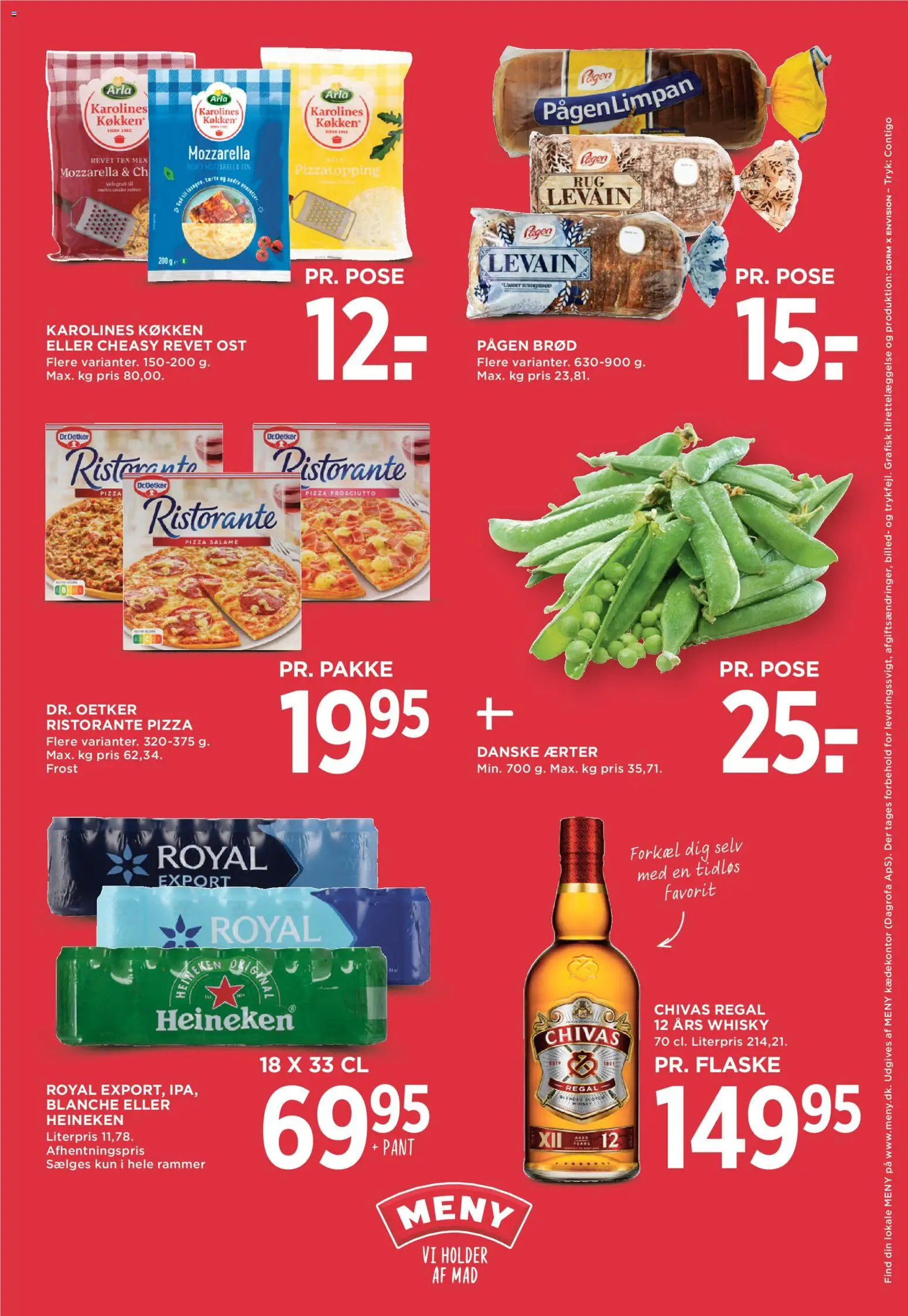 Meny tilbudsavis – gyldig fra 10/07/2026 | Side: 23 | Produkter: Brød, Pizza, Whisky, Ærter