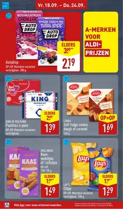 LAY'S Chips, LAY'S Chips OP=OP. Meerdere varianten verkrijgbaar. 200 g. - Voorbeeld van een folder van Aldi, geldig van 14-09-2026 | Pagina: 44