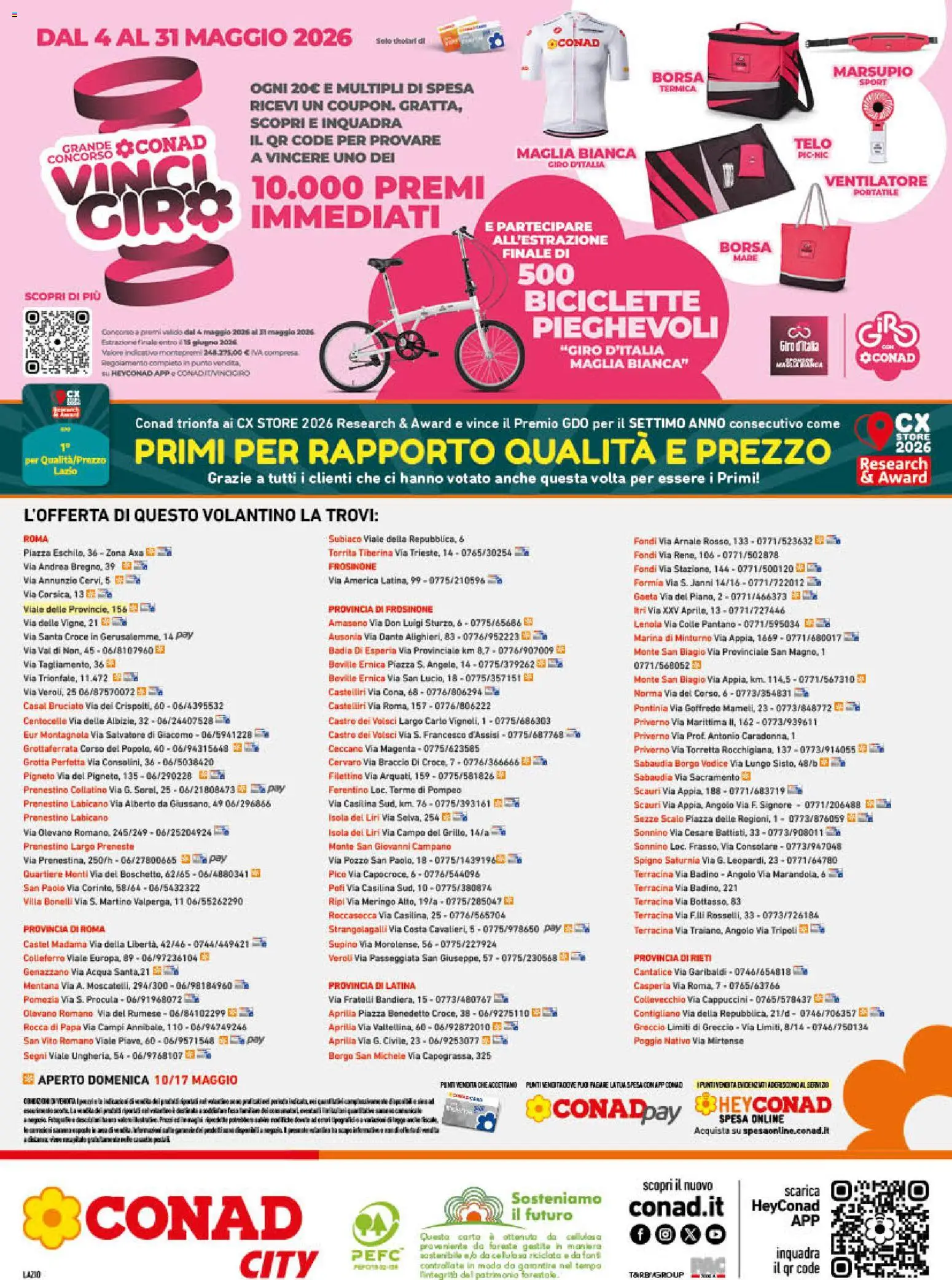 Volantino Conad del 06.05.2026 | Pagina: 16 | Prodotti: Ventilatore, Borsa termica, Borsa, Fan