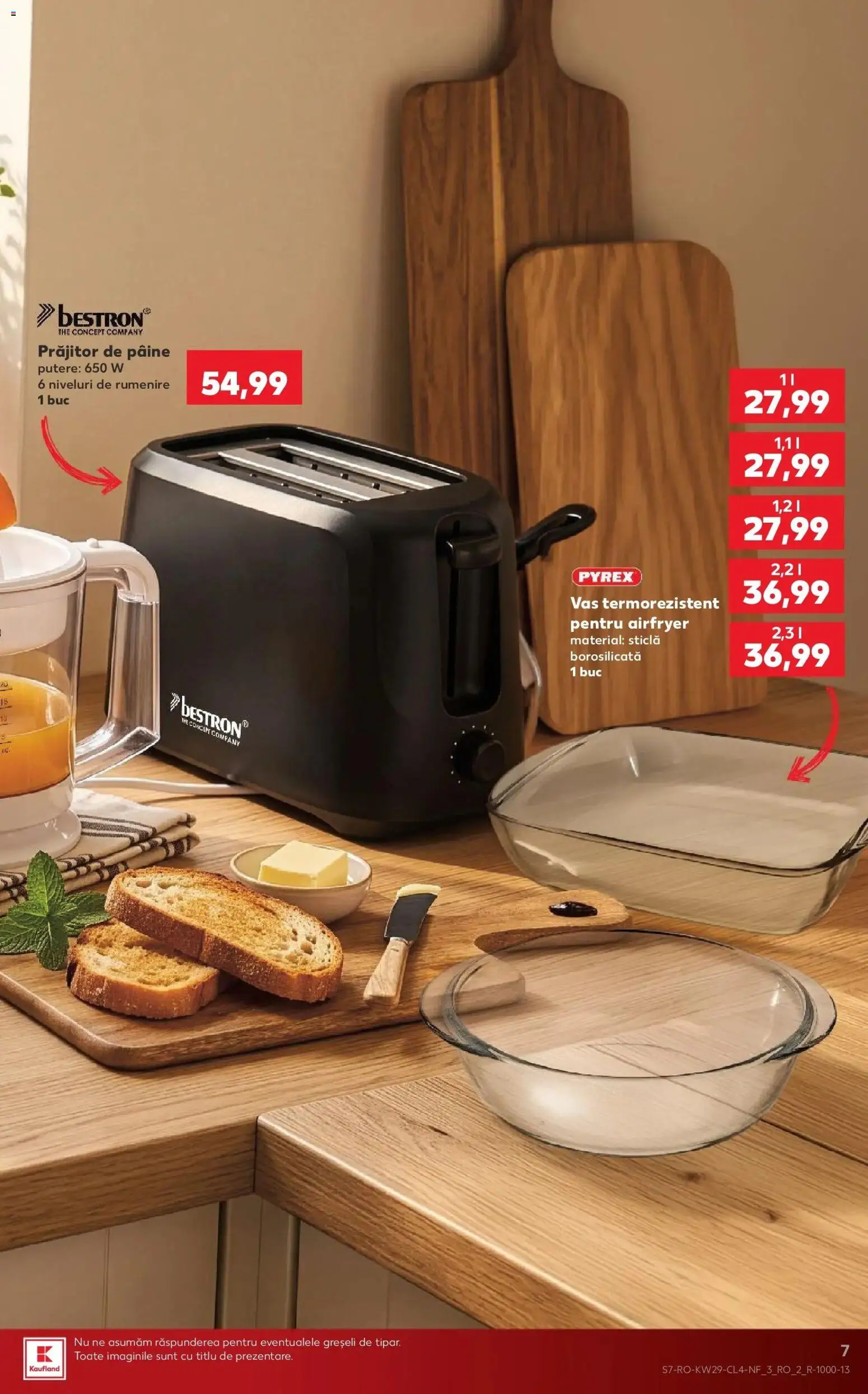 Noul catalog Kaufland – valabil de la 15.07.2026 | Pagină: 7 | Produse: Pâine, Prăjitor de pâine