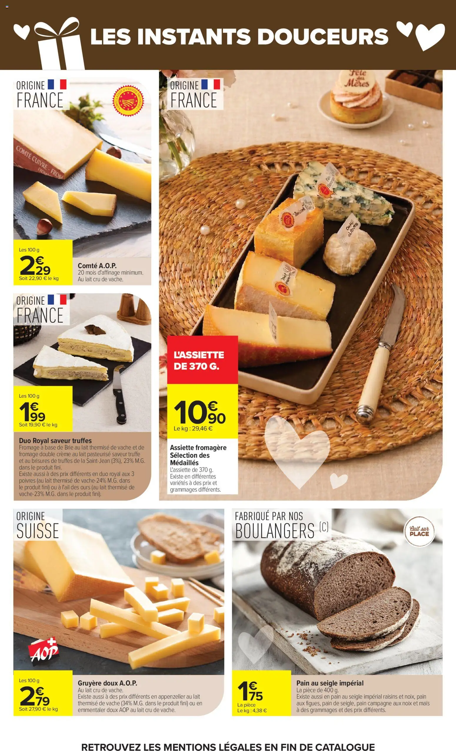{H1} | Page: 44 | Produits: Base, Lait, Fromage, Pain
