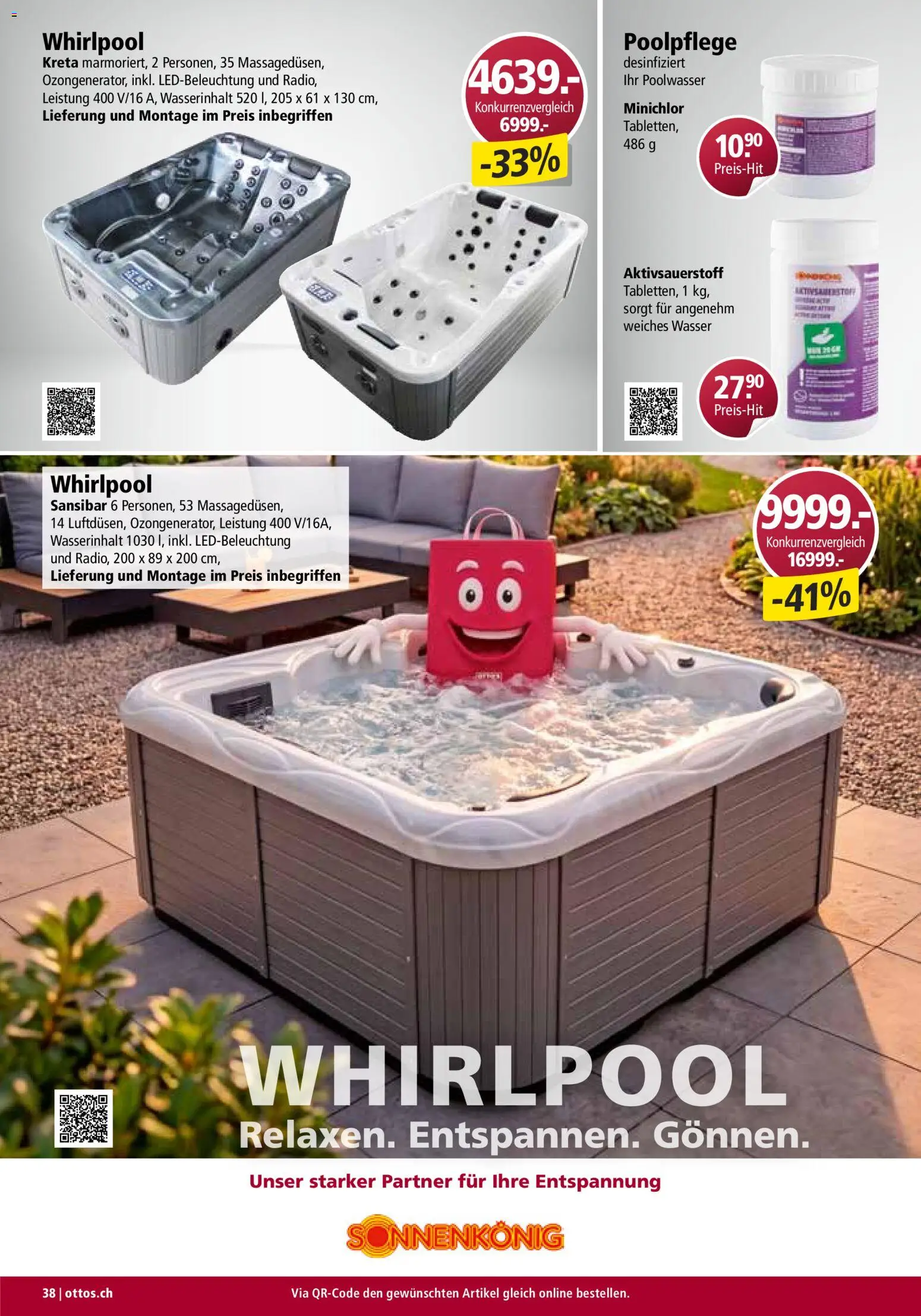 Otto's Aktionen Möbelflyer – gültig ab 01.09.2026 | Seite: 38 | Produkte: Wasser