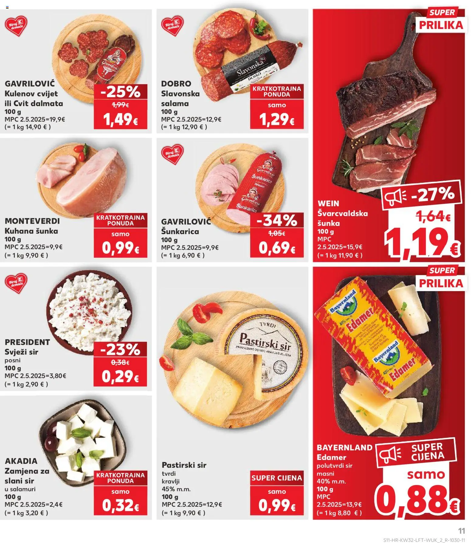 Kaufland HR akciós ujság - amely érvényes a következő dátumtól: 2026.08.06. | Oldal: 11