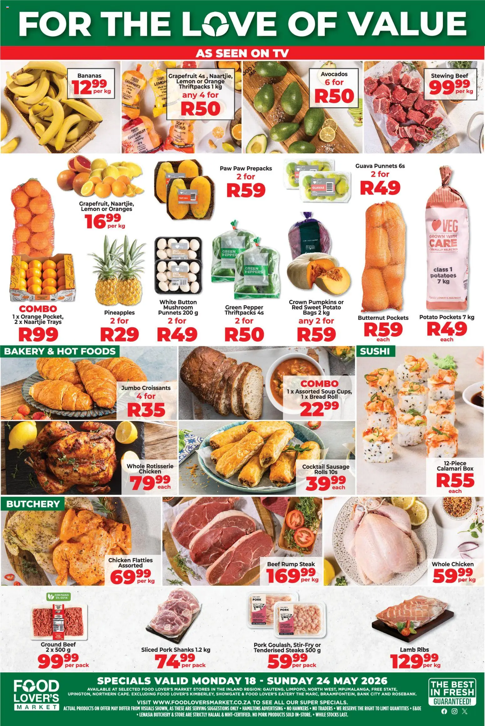 New Food Lover's Market catalogue – valid from 18.05.2026 | Page: 1