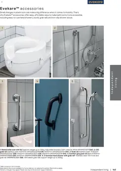 Preview of B&Q - Bathroom collections valid from 17/08/2026 | Page: 164 | Products: Toilet, Shower, Rails, Weight