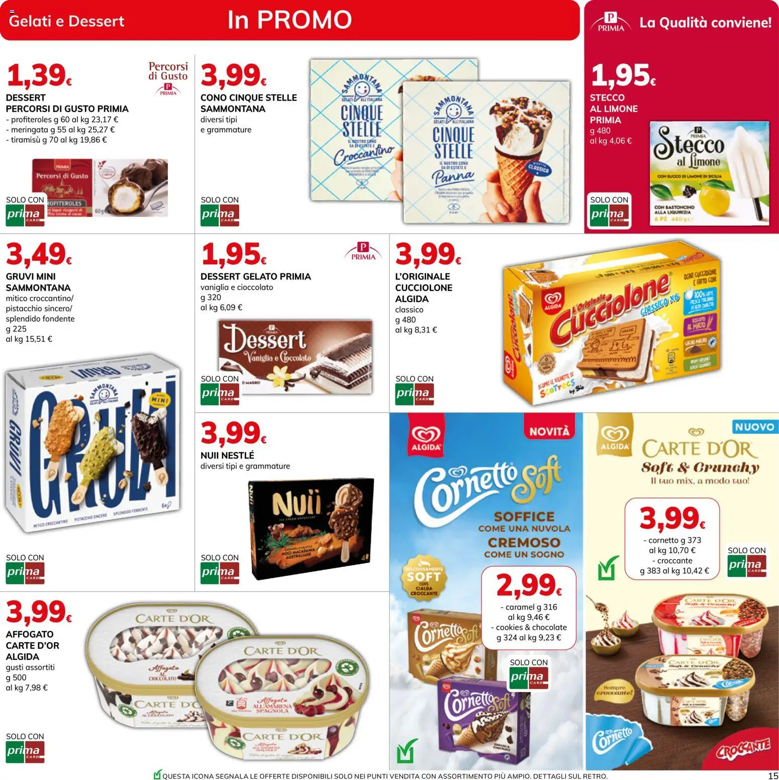 Volantino Basko del 03/09/2026 | Pagina: 15 | Prodotti: Pistacchio, Succo, Succo di limone, Dessert