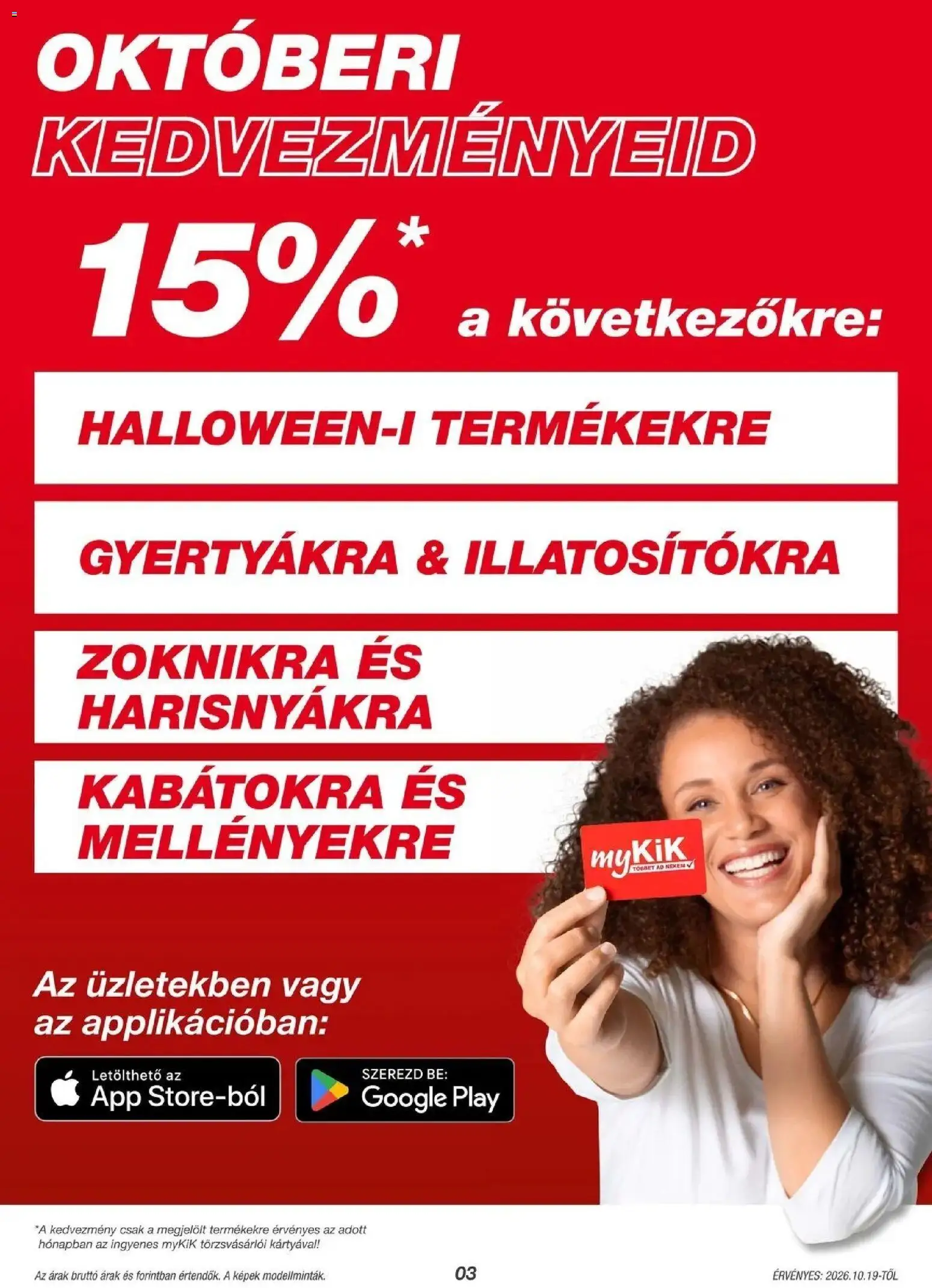 Kik aktuális akciós újság - 2026.10.16. -tól/töl > akció, lapozható szórólap 🛍️ | Oldal: 3