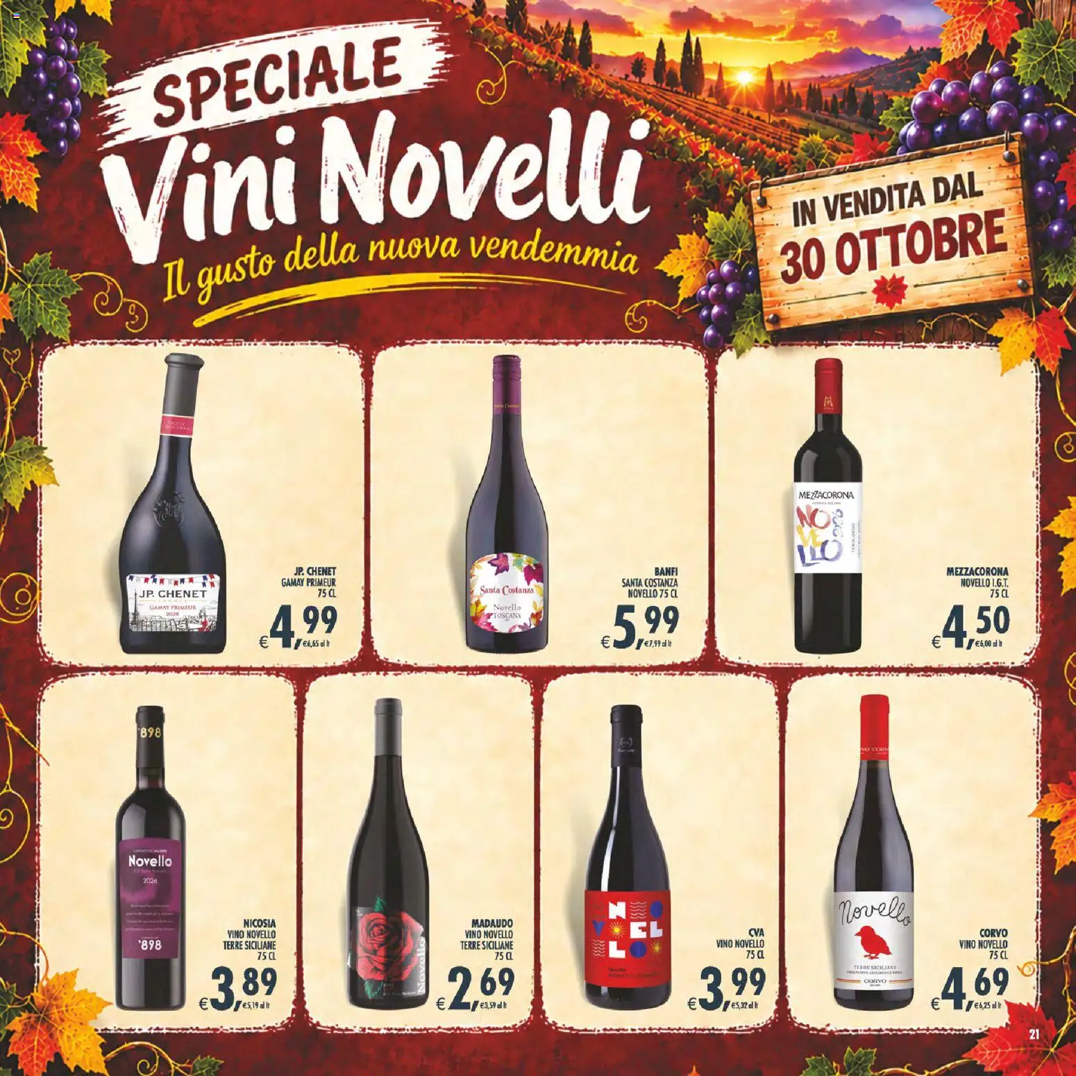 Volantino Decò del 23/10/2026 | Pagina: 22 | Prodotti: Vino