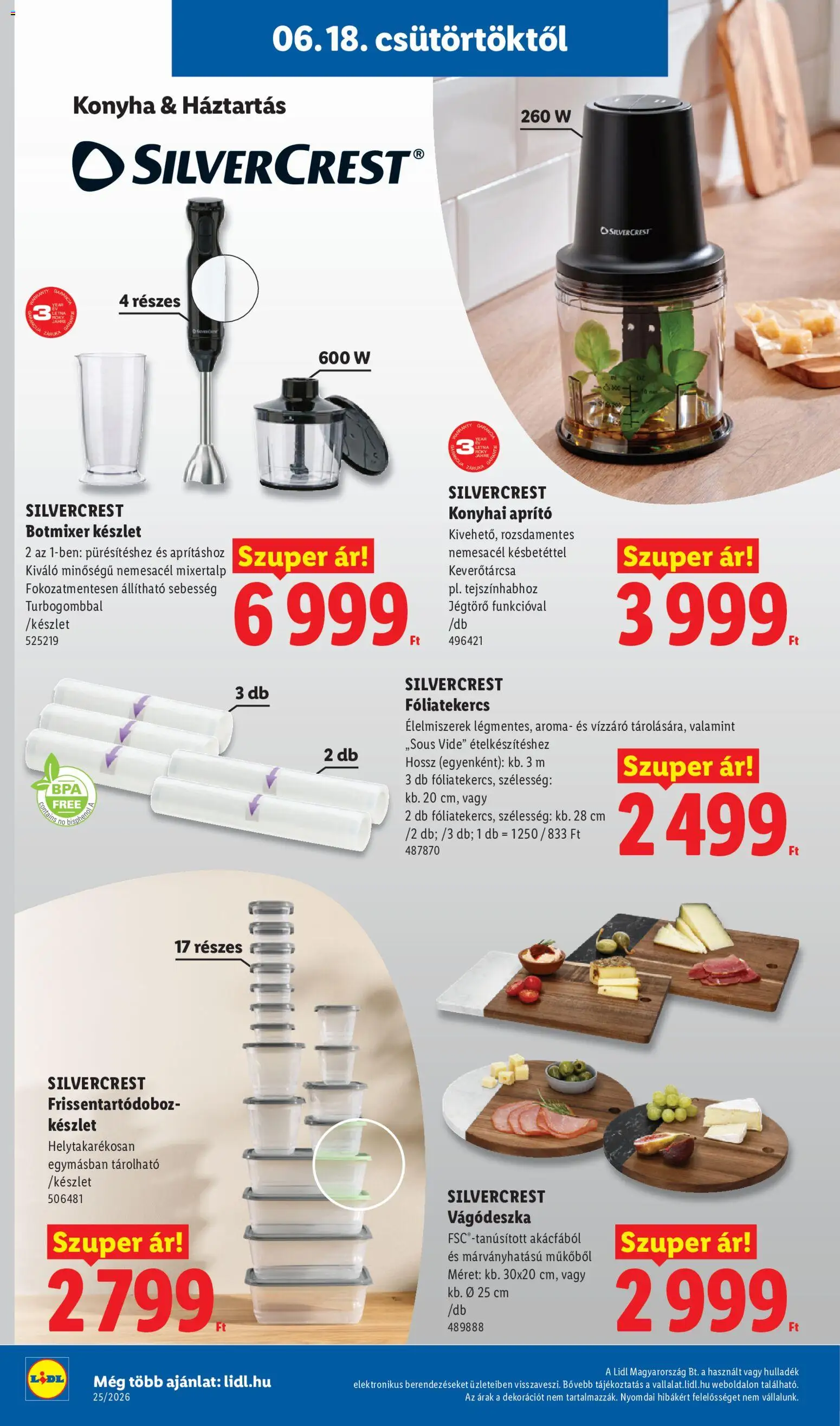 Lidl akciós ujság - amely érvényes a következő dátumtól: 18.06.2026 | Oldal: 12