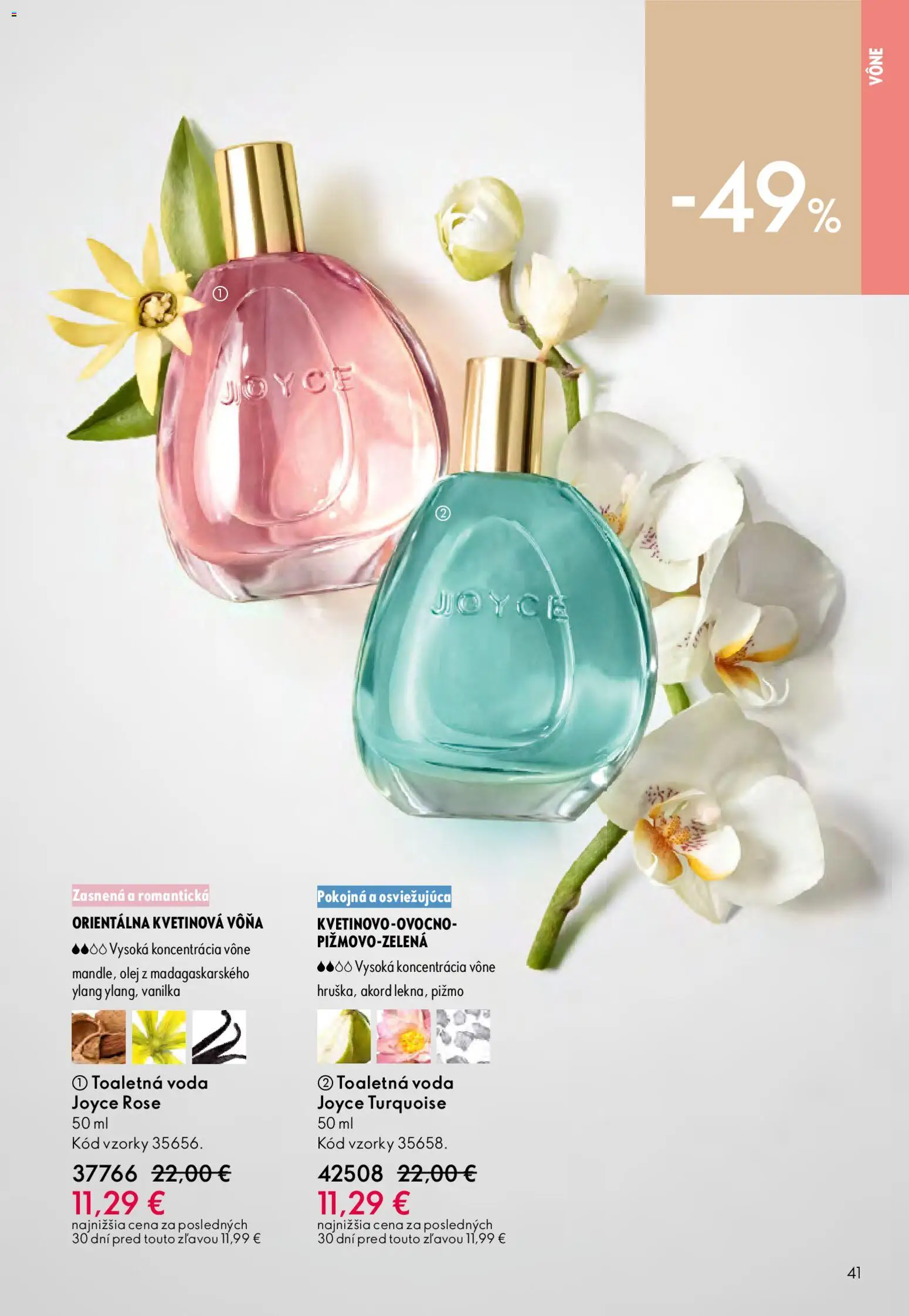 Nové Oriflame akcie – leták je platný od 27.05.2026 | Strana: 41 | Produkty: Olej, Toaletná voda, Voda