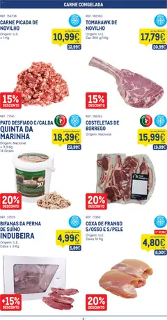 Pré-visualização Makro folheto válido de 28/07/2026 | Página: 8 | Produtos: Frango, Carne picada, Caixa, Carne