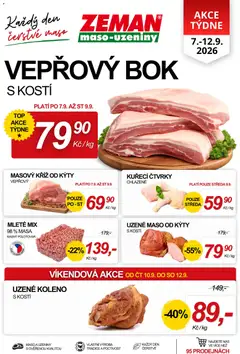 Náhled letáku Prodejny Zeman aktuální leták od 07.09.2026