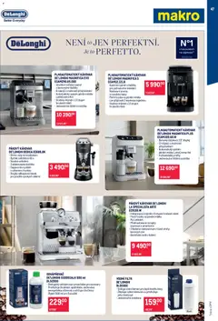 Náhled letáku Makro leták - Obchodní partneři od 20.05.2026 | Strana: 47 | Produkty: Pákový kávovar, Kávovar, Mlýnek, Cappuccino