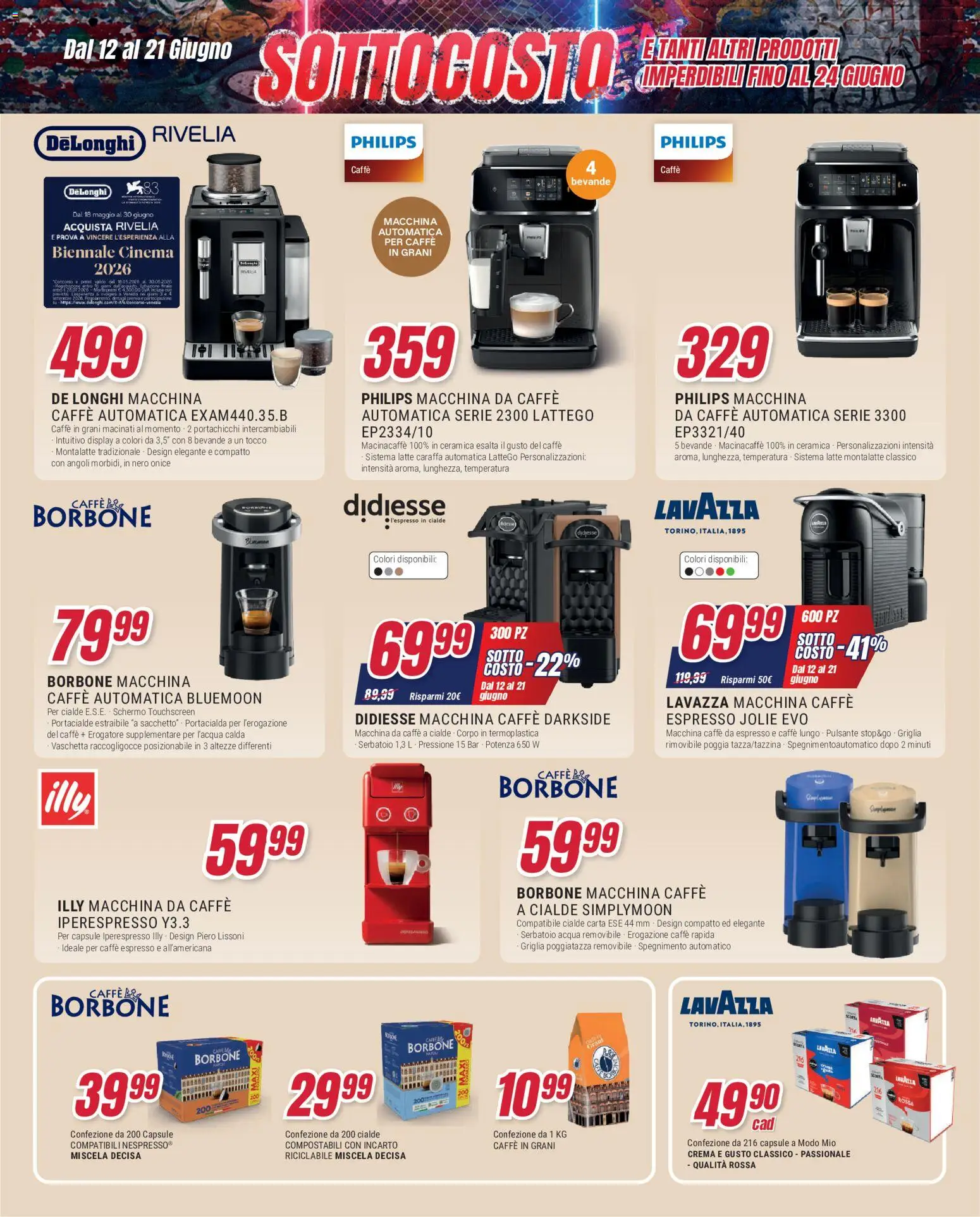 Volantino Trony del 12.06.2026 | Pagina: 11 | Prodotti: Schermo, Crema, Acqua, Latte