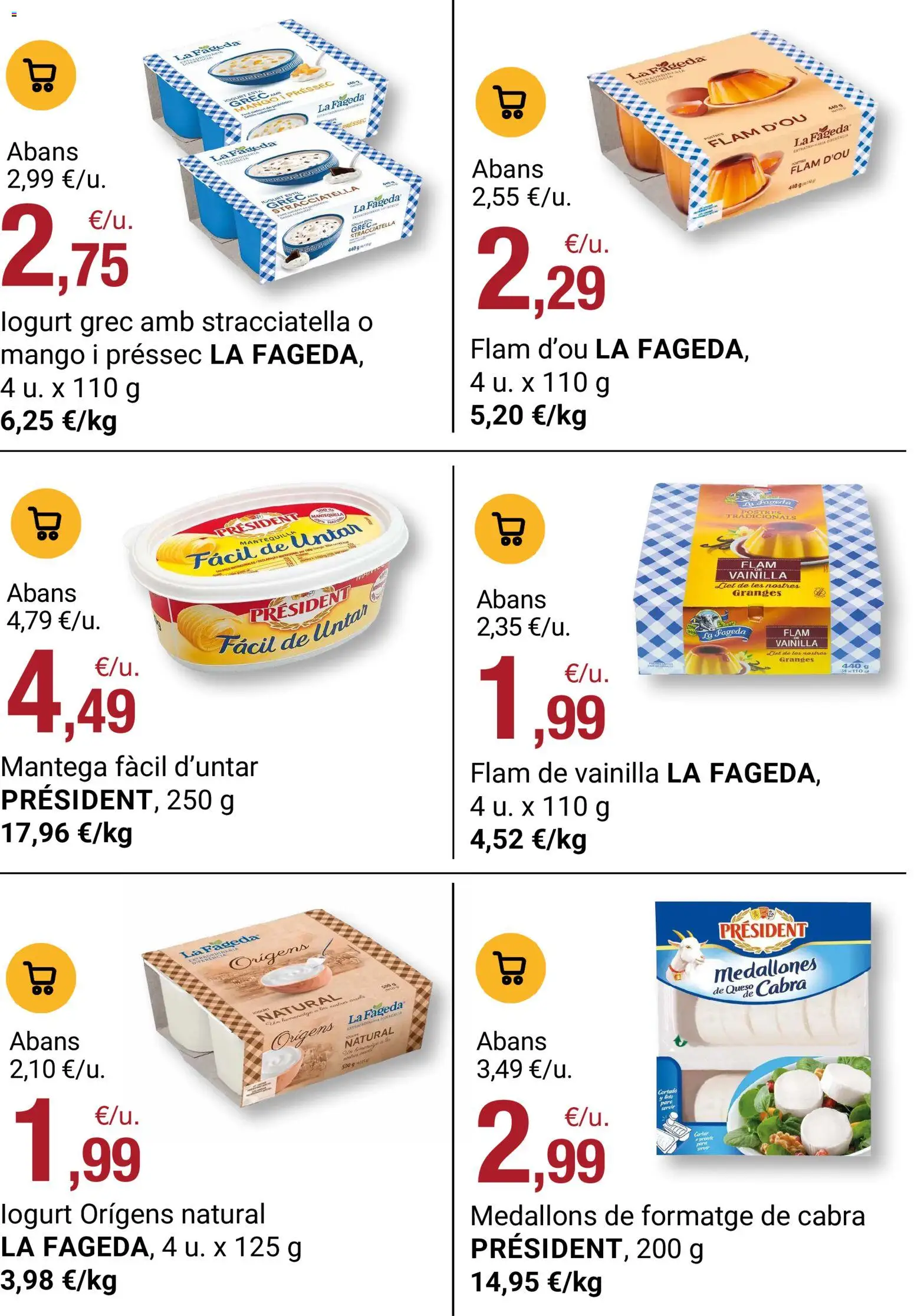 Bonpreu folleto │ válido desde el 29/09/2026 | Página: 71 | Productos: Medallones, Vainilla, Mango, Mantequilla