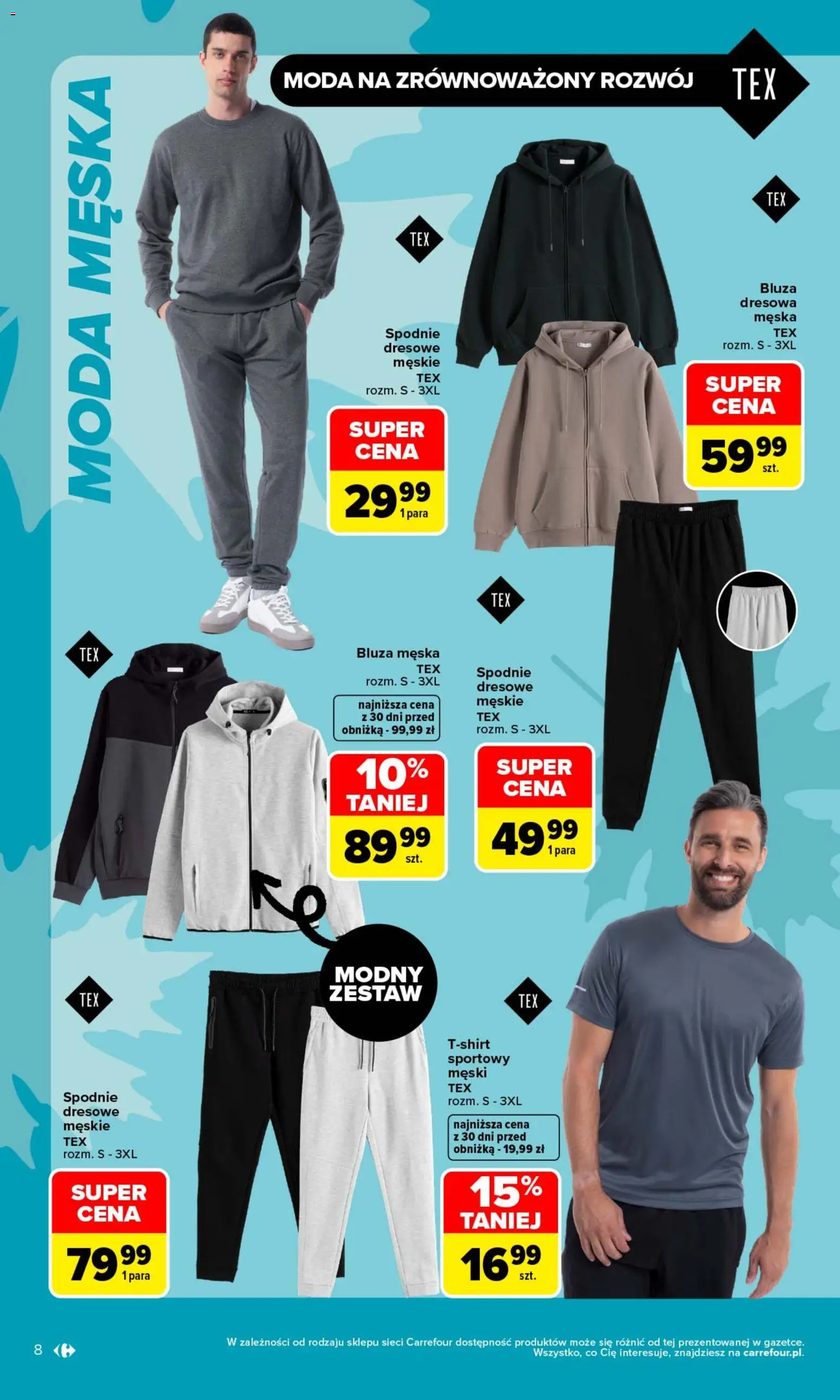 Carrefour gazetka - Zanosi się na świetne okazje od 31.08.2026 | Strona: 8 | Produkty: Spodnie