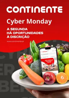 Pré-visualização Continente Cyber Monday aviso válido de 15/10/2026
