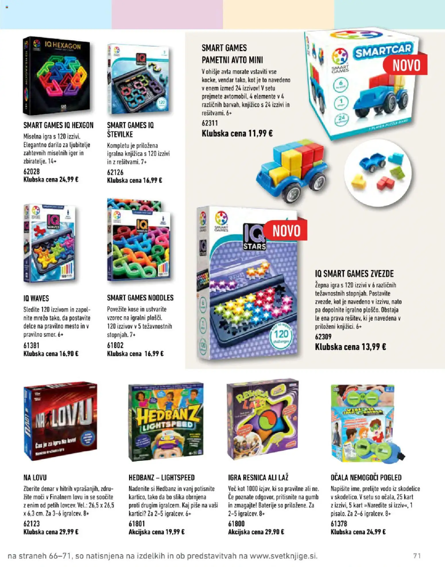Novi Svet knjige katalog ponudbe – veljaven od 01.04.2026 | Stran: 72 | Izdelki: Igra, Baterije, Ocala