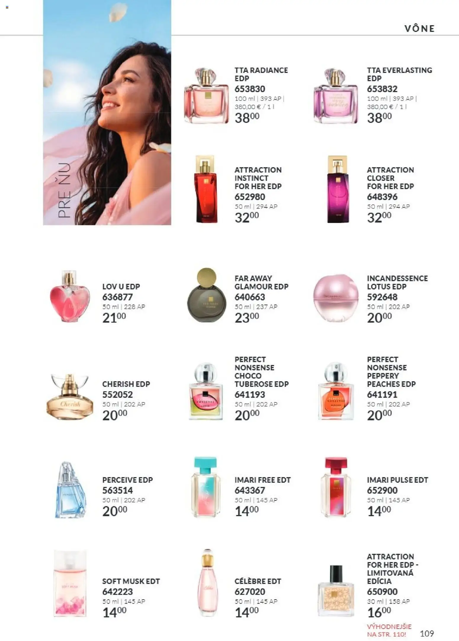 Nové Avon akcie – leták je platný od 01.10.2026 | Strana: 109 | Produkty: Lotus