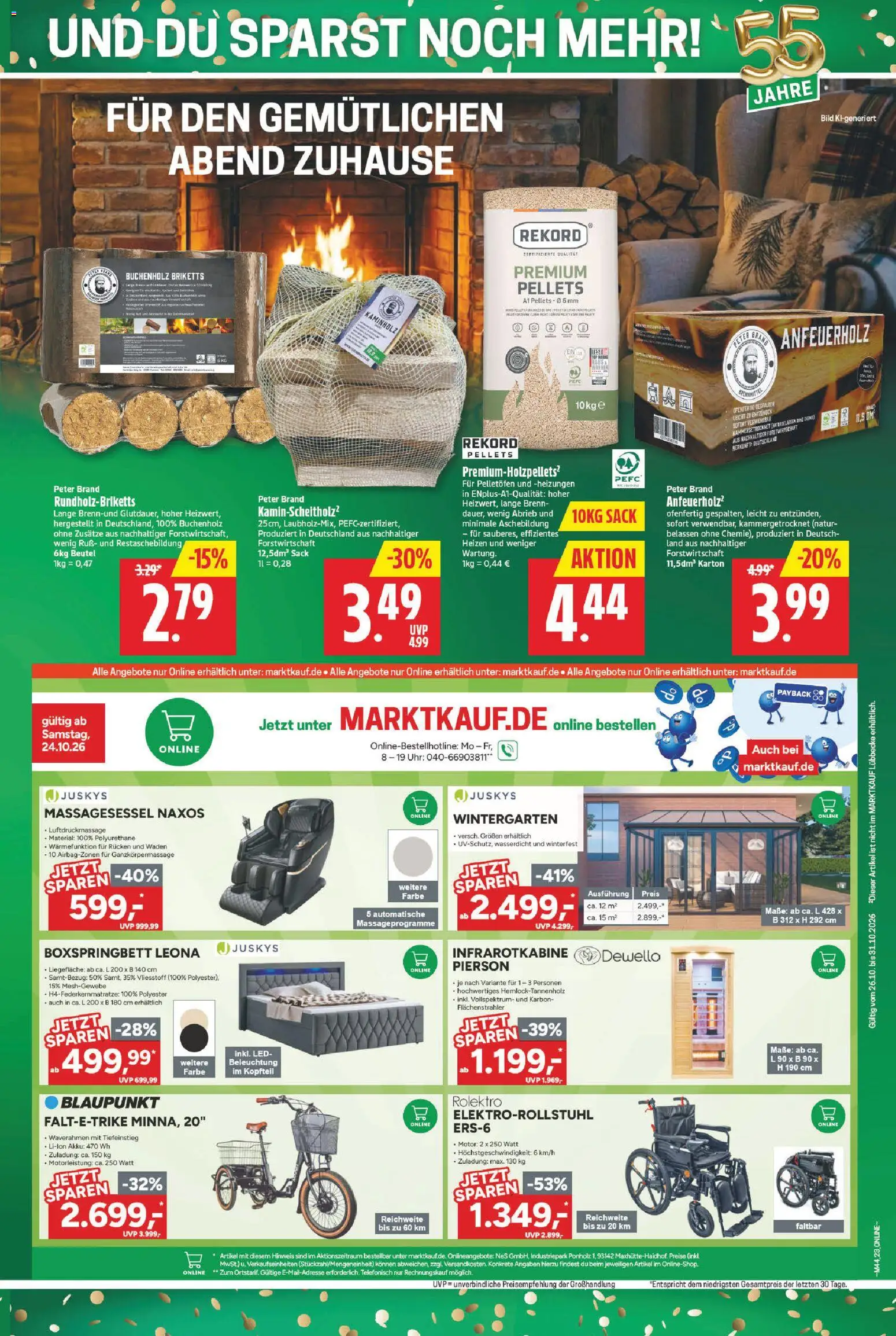 Marktkauf Prospekt – gültig ab 26.10.2026 | Seite: 27 | Produkte: Boxspringbett, Uhr