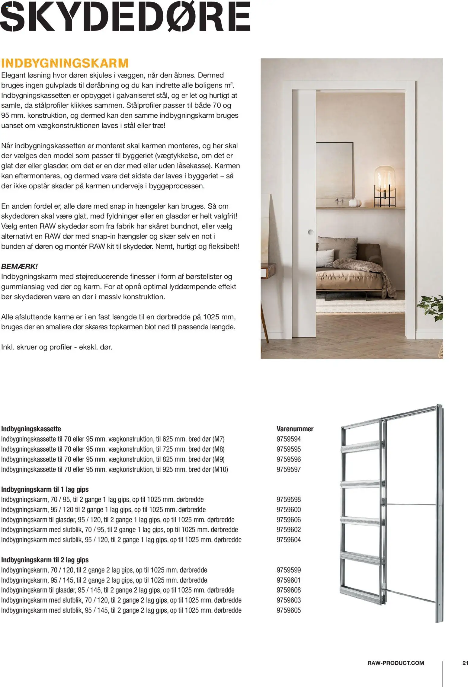 Stark tilbudsavis – gyldig fra 07.04.2026 | Side: 21 | Produkter: Skydedøre, Søm