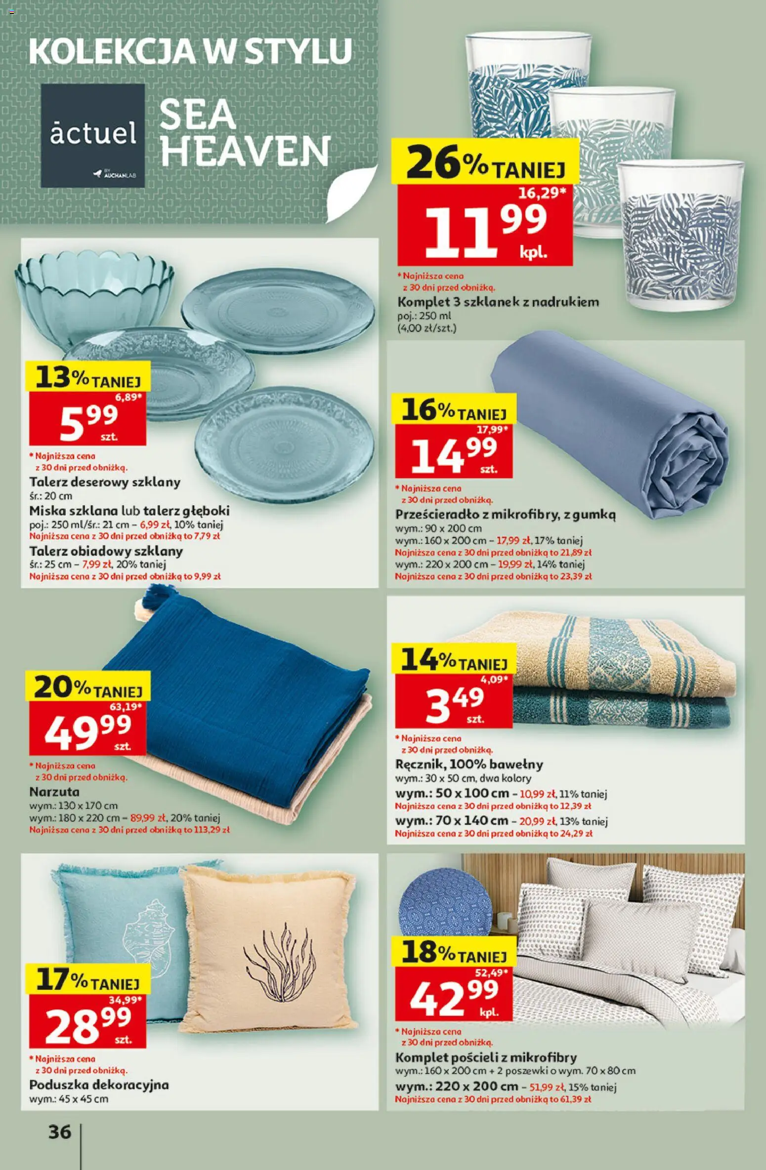 Auchan gazetka - 30 Lat Hipermarket od 18.06.2026 | Strona: 36 | Produkty: Poduszka