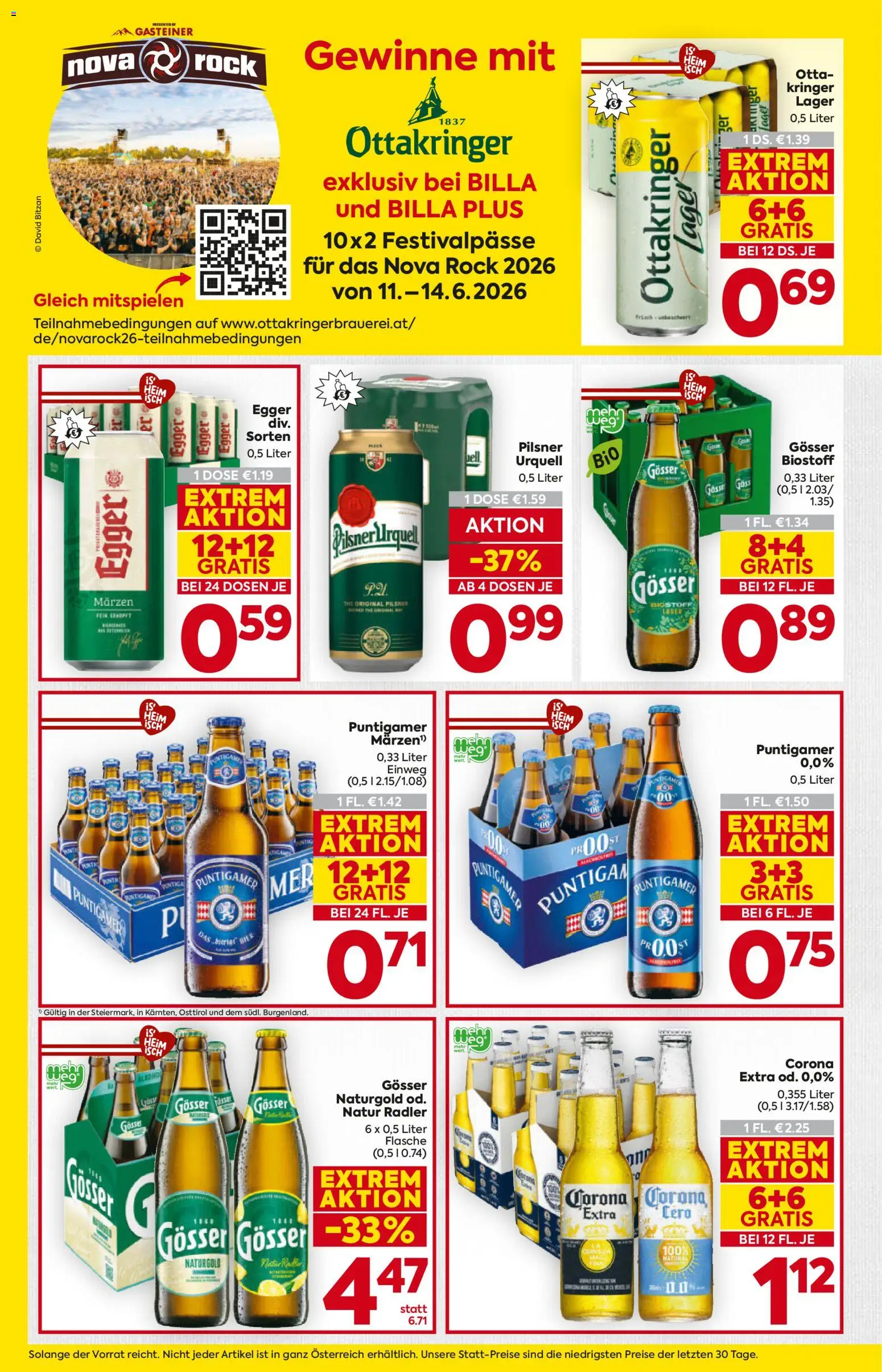 Billa Flugblatt - Steiermark gültig ab 21.05.2026 | Seite: 14 | Produkte: Rock