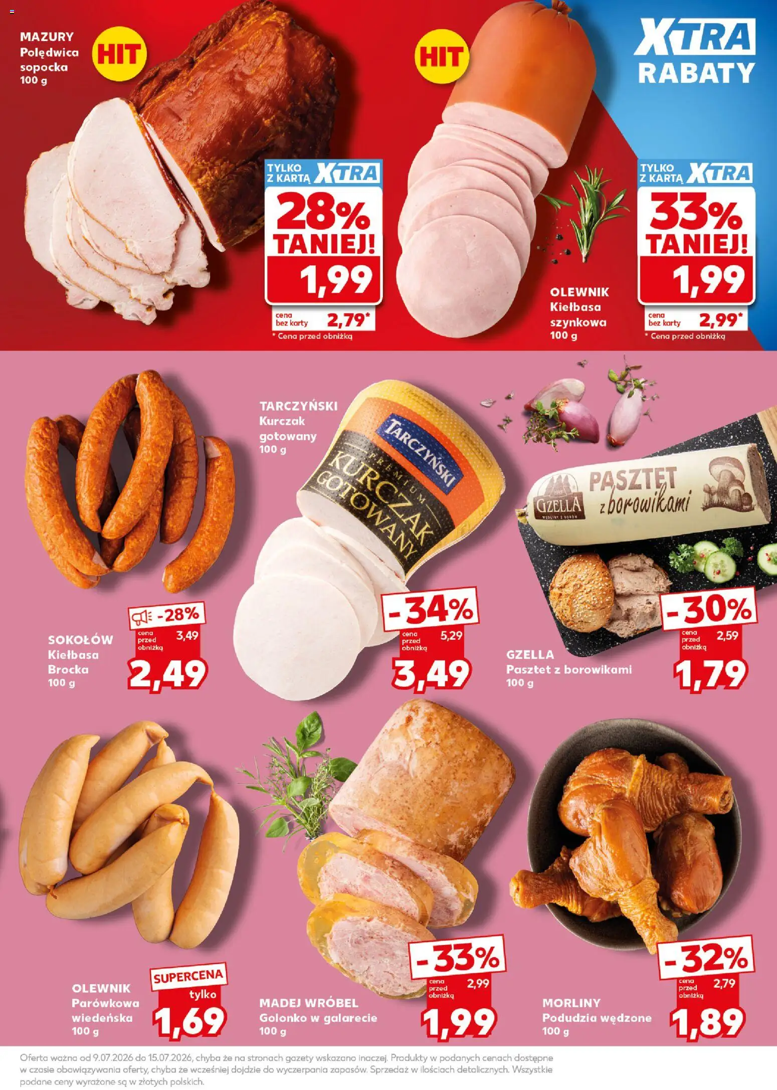 Kaufland Polsko leták - Mocny start od 13.07.2026 | Strana: 23 | Produkty: Karty