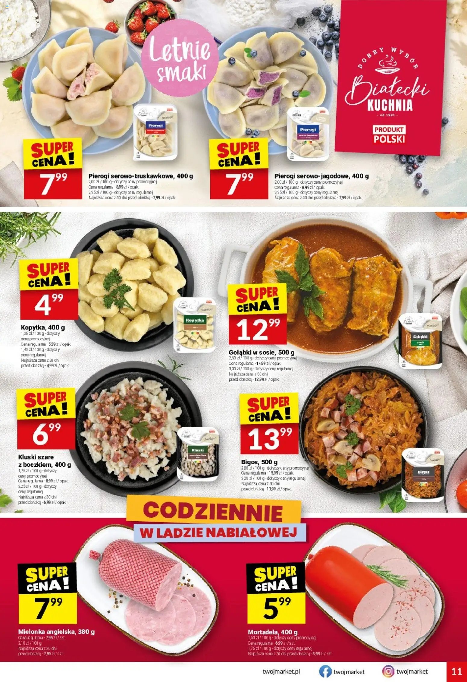 Twój Market gazetka od 08.07.2026 | Strona: 11 | Produkty: Pierogi