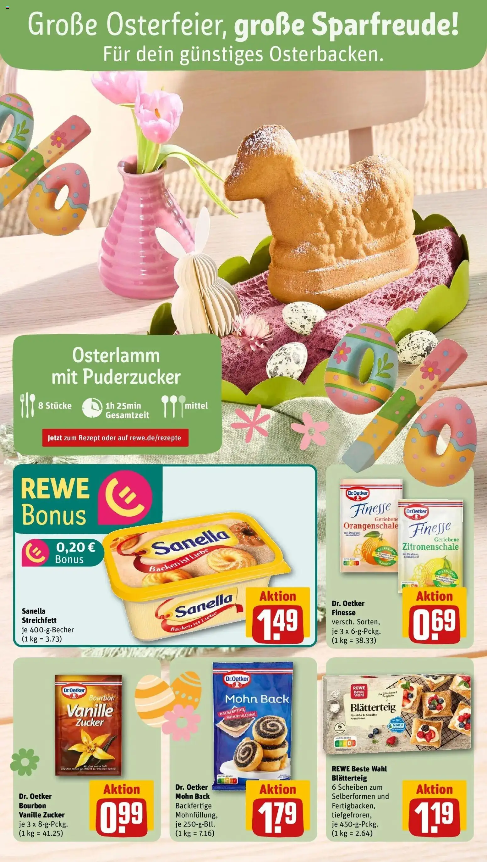 Rewe Prospekt Neunburg Vorm Wald	 – gültig ab 15.03.2026 | Seite: 4 | Produkte: Orangen, Zucker, Bourbon, Sanella