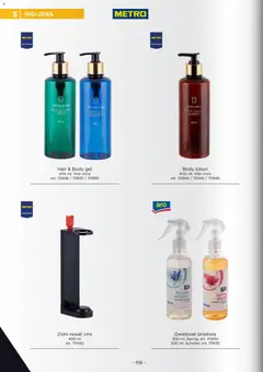 Metro katalog Horeca Profesionalna oprema - pregled Metro kataloga - važi od 10.07.2026 | Strana: 158 | Proizvode: Osvezivac prostora