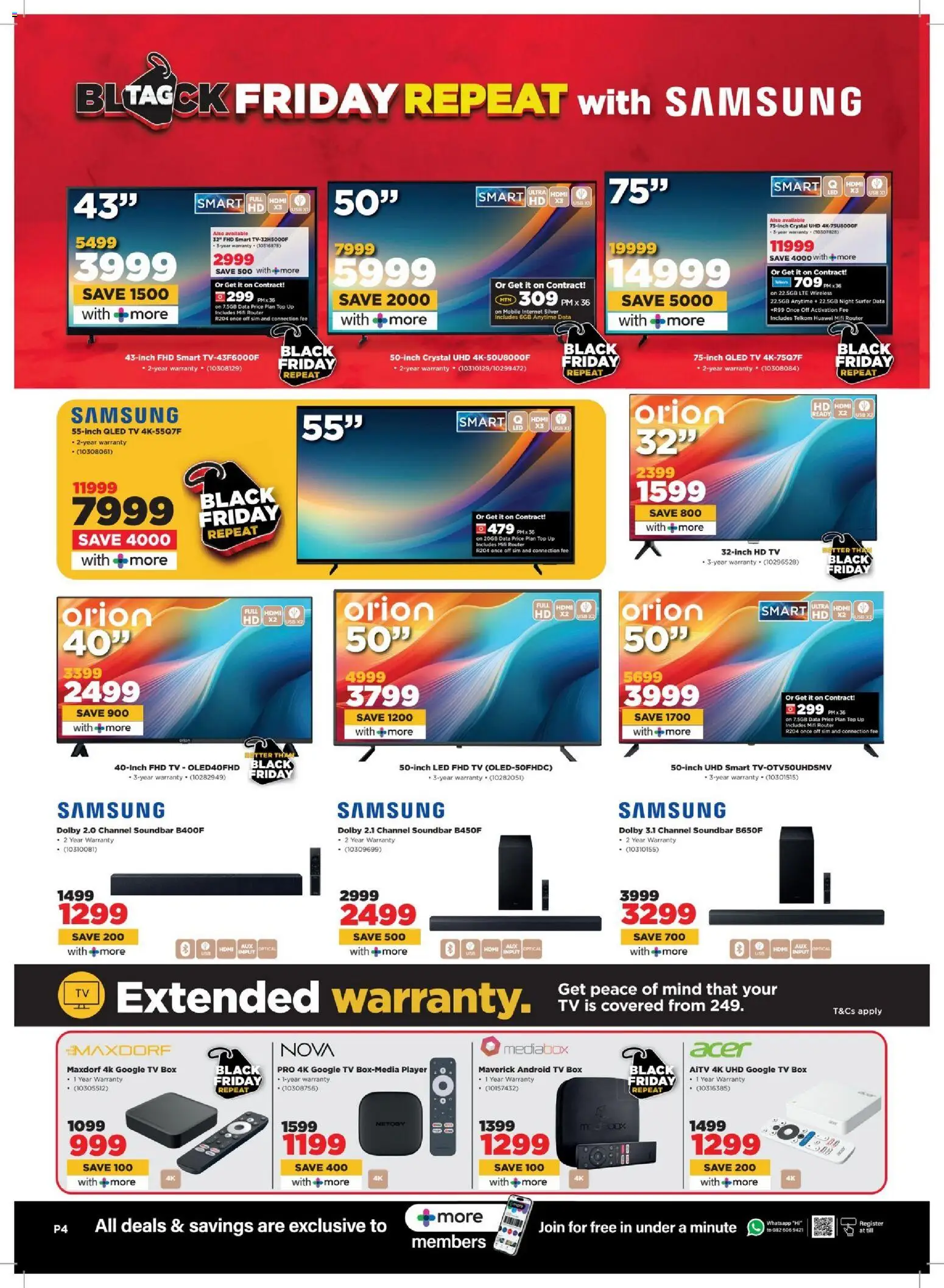 New HiFi Corp catalogue – valid from 04.03.2026 | Page: 4 | Products: Sim, Player, TV, Box